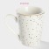 Porcelain share mug "Chocolate crumb", 350 ml, white color