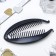 Hair banana "Classic" oval, 6.2x13.5 cm, black