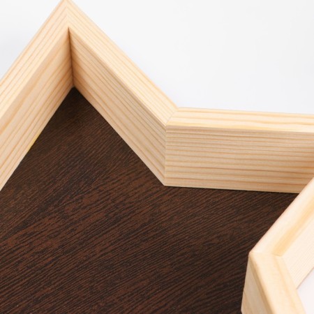 Wooden Kashpo 29 × 29 × 4.5 cm "Star", naturally give beautifully-2