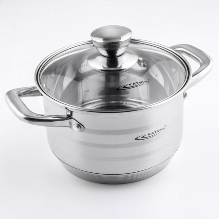 Elis pan, 2.5 l, d = 18 cm, capsule, glass cover