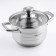 Elis pan, 2.5 l, d = 18 cm, capsule, glass cover