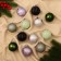 Set of balls plastic D-6 cm, 12 pcs "Isis" Mix