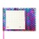 The weekly dated 2025, Escalada "Snake", 180 x 127 mm, soft cover, PVC, 64 sheets, pancake embossing, block 70, raspberry