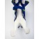 Dog jacket with lining, size M (ds 30, og 41 cm, weight 4-6 kg), blue