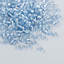 Бисер "Zlatka" 08/0, 3 мм, 10 г 0042A св.голубой