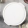 Porcelain dish for baking round Magistro "Blanche", d = 23 cm, white color
