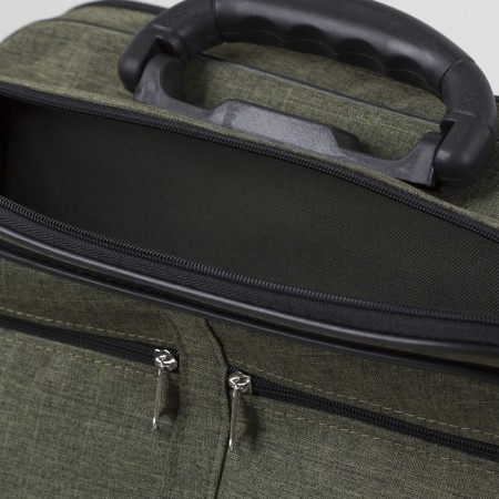 Male bag, "ZFTS", green color-3