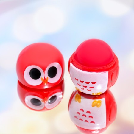 Lip balm "owl", mix of flowers and aromas-5