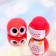 Lip balm "owl", mix of flowers and aromas