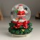Souvenir Polystone Water Ball Light, Music, Snow Drings "Santa Claus" 12x12x15.5 cm