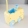 Table lamp "steam locomotive" LED 1.5W USB AKB yellow-blue 11.5x34 cm Risalux