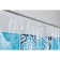 Curtain for the bathroom Cementine, 180 x 200 cm, PVC, blue