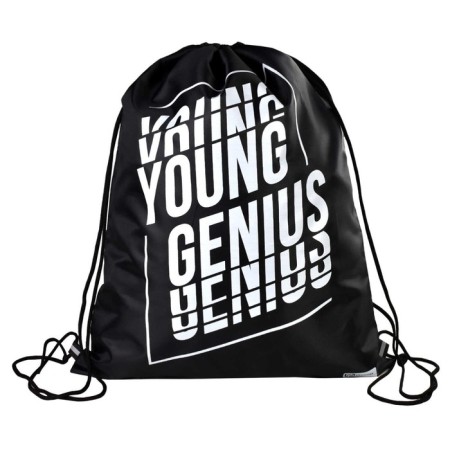 A bag for shoes 420 x 340 mm, silk -screen printing, Phoenix "Your Rules" Black/White 62505