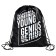 A bag for shoes 420 x 340 mm, silk -screen printing, Phoenix "Your Rules" Black/White 62505