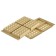Waffel Classic waffle form, silicone, gold