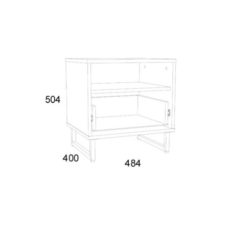 Tumbling bedside folk 011.36, 484x400x504, oak granny sand-2