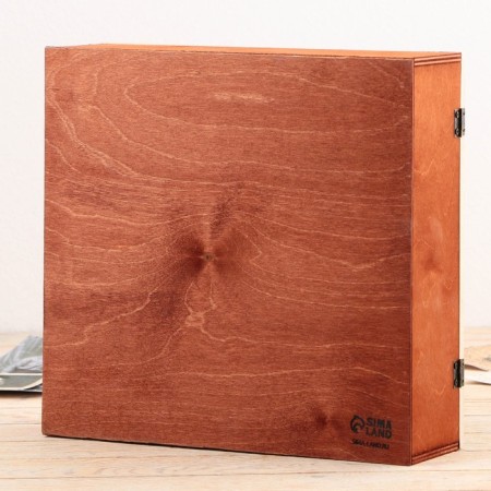 The genealogy book in the box with a pen and ink “Tree”, 56 sheets, 26 x 24 x 7 cm.-19