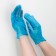 Gloves A.D.M. vinyl, size XL, 100 pcs/pcs, blue color