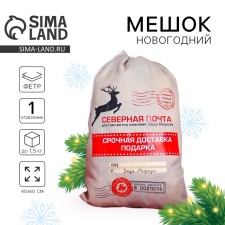 New Year's bag of Santa Claus 
