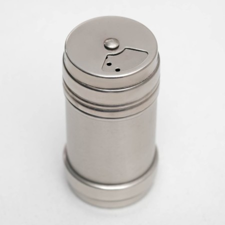 Solonka made of stainless steel "metallic", 200 ml, 5 × 9.5 cm, silver color-1