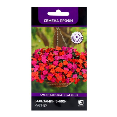 Flower seeds Balzamin Bikon Malibu, 7pcs