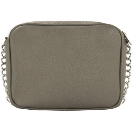 Cross-Bodi bag with Mumi zipper, external pocket, coffee color-3
