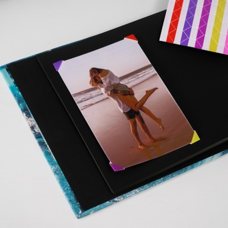 Photo album 25 sheets (corners+rings) "Classics of sea dust" 27x19 cm