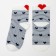Women's socks, white/blue color, size 36-40