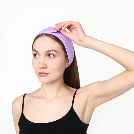 Lovelife head bandage, col. Violet, 8.5*60 cm