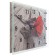 Carty clock is wall, interior "red rose", silent, 30 x 40 cm