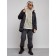 Winter male park, size 56, black color