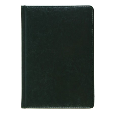 Diary of a low -up A5+, 136 sheets of Sidney Nebraska, solid cover, artificial leather, gold cut, green