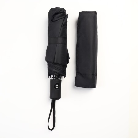 Automatic umbrella "Benjamin", 3 additions, 8 spokes, r = 47 cm, black color-7