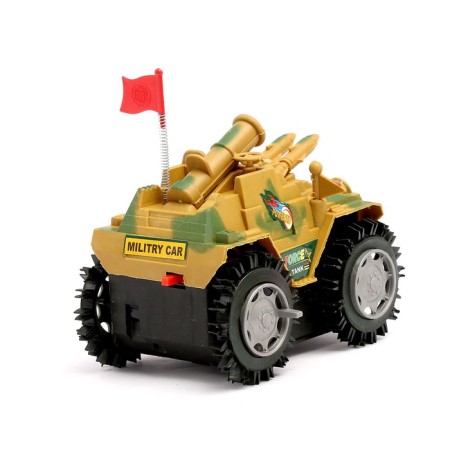 The rocket launcher car, works on batteries, lighting effects, mixtures-2