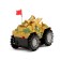 The rocket launcher car, works on batteries, lighting effects, mixtures