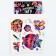 Set for creativity translated tattoos "Beasts toys", 2 sheets