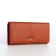 Women's wallet on a magnet, orange color
