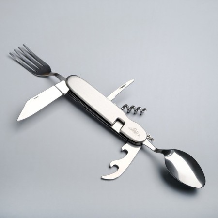 Tourist set 4V1: knife, fork, spoon, opener mix-2