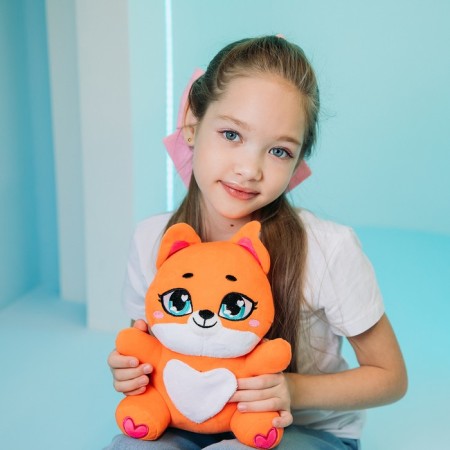 Soft toy "fox", with a pocket on his stomach-2