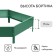 Galf flowerbed, D = 140 cm, h = 15 cm, green, Greengo