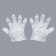 Disposable gloves set 100pcs transparent 0.7 miMikr packet nakl QF