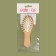 Comb-mini massage, wooden, 4 × 11.5 cm, color "light wood"