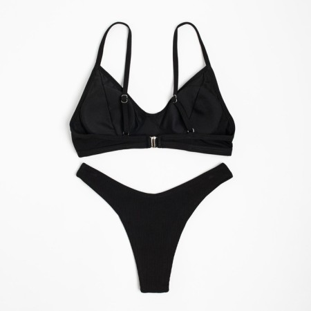 Swimsuit female separate minku color black, size 46-5