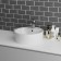 Grossman GR-3012 sink, round, d = 410 mm, white
