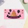 Wooden envelope carved "Happy Birthday!" Cake, pink, 8 × 16 cm