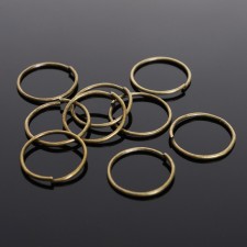 Connective ring 0.7 × 12 mm (set 50 g, ± 440 pcs.) SM-995, bronze color