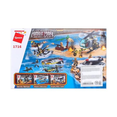 Constructor military "Island Sturm", 3 minifigurs, 92 details-1