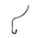 Hook furniture tundra TKT005, three -rod, copper