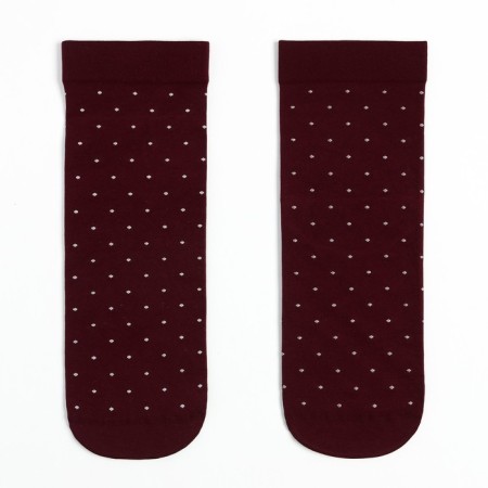 Women's socks Micro Pois 70 den, wine color (mosto), size 36-40-2