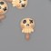 Decor for creativity Plastic "Freezing Skull" 2.8x1x0.8 cm